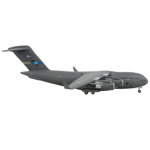 Boeing C-17 Globemaster III Transport Aircraft "SAC Heavy Wing SAC-03 Papa Air Base Hungary" NATO "Gemini Macs" Series 1/400 Diecast Model Airplane by GeminiJets