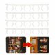 thumbnail image 2 of bote De Rangement Pour Herbes Et Pices 4 X 5, Peut Contenir 20 Pots, Support Pices De Cuisine Avec Clips, Support De Rangement Pour Pots Pices D, 2 of 5