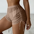 thumbnail image 4 of Roncen Women's Swim Shorts High Waist Swimsuit Bottoms Adjustable Side Tie Bathing Suit Boyshorts Bikini Board Shorts, 4 of 4
