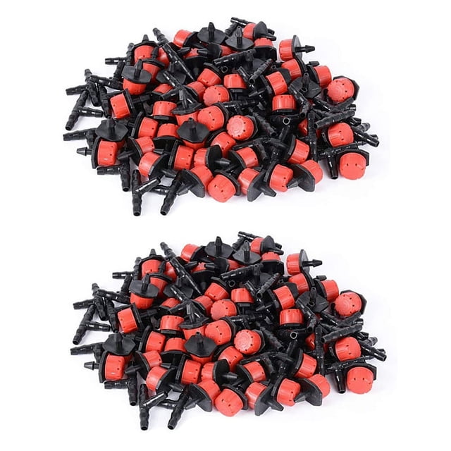 400 Goteros de Riego Ajustables con Kit de Riego Por Goteo para Instalación de Riego de Jardín
