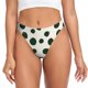 thumbnail image 1 of Fotbe Abstract Green Polka Dot Tanga Sin Costuras para Mujer con Estampado – Panties Invisibles, Transpirables y Cómodos para Uso Diario-Large, 1 of 6