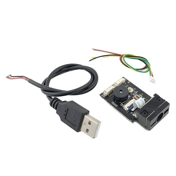 TOP! TOP! GM65 USB Wired Barcode Scanner 1D 2D Bar Code Reader QR Module CMOS Buzzer for Reminding with Cable UART
