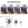 thumbnail image 7 of PiccoCasa Soft Microfiber Plush Flannel Blanket Luxury Bed Blanket, Grape Purple Queen (78"x90"), 7 of 7