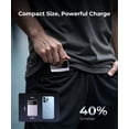 thumbnail image 4 of Cargador portátil Power Bank JOYFAR de 3000 mAh con USB-C, color morado, 4 of 8