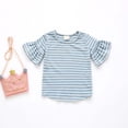 thumbnail image 2 of Shadoumai Toddler Tshirts Girls 4t-5t Graphic T-Shirts Boat Neck Shirt Short Sleeve T-Shirt Thin and Light Funny Tees T-Shirts Toddler To Big Kid, 2 of 9