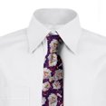 thumbnail image 2 of Flower Necktie, Romantic Spring Garden, Dress Tie, 3.7", Multicolor, by Ambesonne, 2 of 3