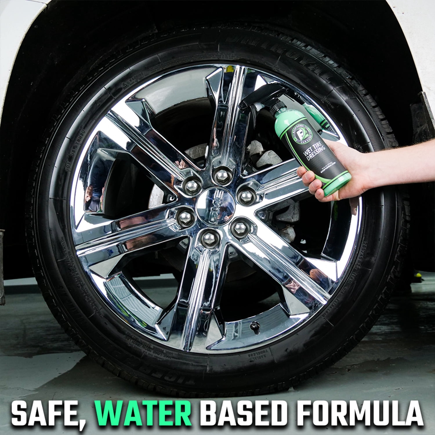 ExoForma Wet Tire Dressing, Water Based High Gloss Wet Shine, UV  Protection, 16 oz - Walmart.com