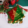 thumbnail image 6 of Red Green Gold Christmas Party Disposable Tableware Set - 7/9-inch Paper Plates Paper Cups Tissues Festive Themed Dinnerware for Holiday Gatherings, 6 of 6