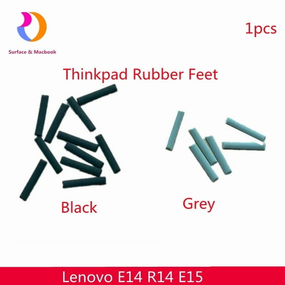 2Pcs Laptop Rubber Foot Pad Bottom Cover Replacement For Thinkpad R14 E15 E14 Compatible Accessories PC Parts 2pcs grey