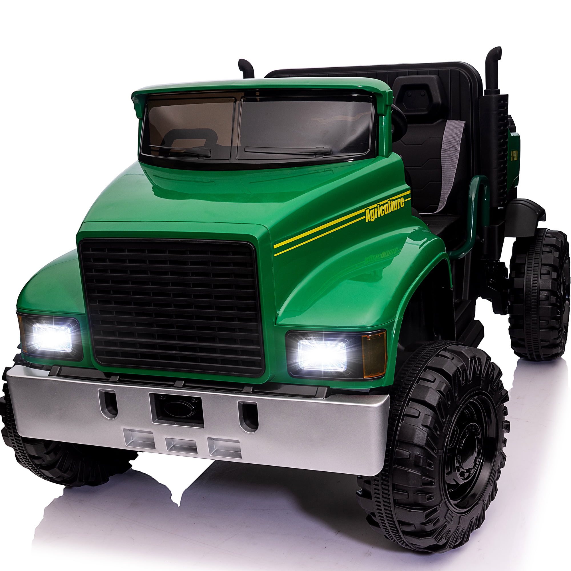 Hikiddo JC222 24V Ride on Toy, Kids Ride On Dump Truck 2 Seater with