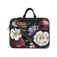 thumbnail image 2 of YFYANG 13 inch Universal Laptop Bag Oxford Cloth Laptop Sleeve, Multi-functional Colorful Vintage Floral Patterns Notebook Computer Messenger Bag Handbag, 2 of 8