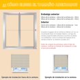 thumbnail image 4 of Persianas Enrollables de Cebra, Doble Capa Persianas Horizontales, persiana Enrollable Blackout, Privacidad Pretection, Ajustar la Densidad de Luz Interior, para Rec&aacute;mara, Sala 120&time, 4 of 6