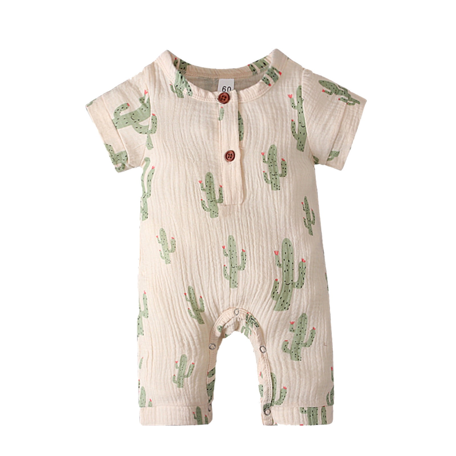 Ierhent Unisex Clothes Long Sleeve Side-snap Kimono Bodysuits Organic Cotton for Baby Boy(Green,80)