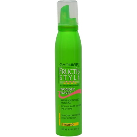 Fructis Style Wonder Waves Defining Mousse Unisex Mousse by Garnier, 6.8 Ounce
