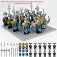 thumbnail image 3 of FunBlox 12Pcs Ancient soldiers 1.77in Mini Figures | Equipment Accessories Shield, Fans & Diorama Displays Age 7+, 3 of 5