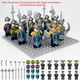 thumbnail image 3 of Juguete Medieval 12 Figuras de Caballero Vikingo – Casco y Escudo | Set de Minifiguras de Bloques de Construcción para Niños, 3 of 6