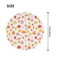 thumbnail image 3 of Disketp Cute Cartoon Mushrooms Small Mouse Pad 7.9x7.9 Inches,Washable Round Mousepad For Office Laptop Computer,Non-Slip Rubber Base Mouse Pads For Wireless Mouse, 3 of 8