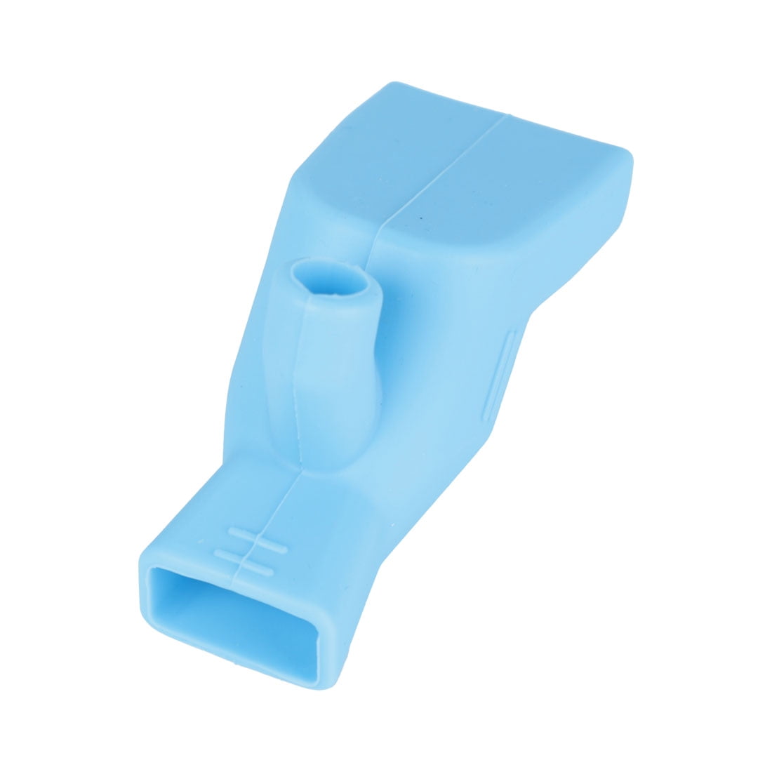 Household Bathroom Silicone Detachable Washing Basin Tap Faucet Extender Blue