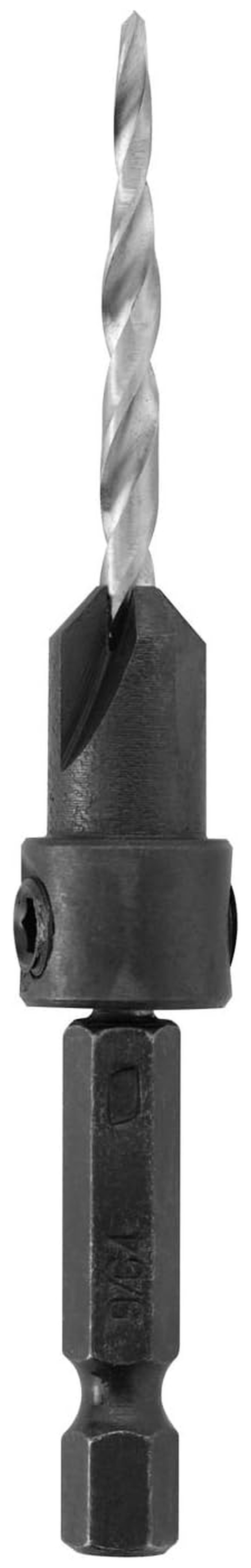 SPEEDBOR Countersink Drill Bit Set, 8-Piece Wood Countersink Bit Kit - Fast, Clean Holes for Screws - Adjustable Depth, 1/4" Quick Change Shank