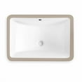 thumbnail image 6 of Sinber C1312-OL 21 Inches Undermount Rectangular Bathroom Sink with Overflow Ceramic White Finish, 6 of 7