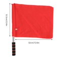 thumbnail image 3 of Drapeau de signalisation d'arbitre de compétition Ordre des sports de performance Drapeau à main Mât en acier inoxydable, 3 of 4