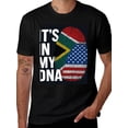 thumbnail image 2 of T-shirt South African Fingerprints  Soft Cotton Adult Heat-Transfer Graphic T-Shirt - 180g Breathable Fabric, Unisex Summer Casual Wear with Durable Heat-Printed Design, 2 of 10