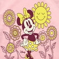 thumbnail image 3 of Disney - Mickey & Friends - Minnie Mouse - Flowers & Sun - Happiness - Toddler And Youth Girls Raglan Graphic T-Shirt, 3 of 4