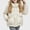 Beige, variant on Girl's Outerwear Jackets Waterproof Hooded Puffer Coat Vertical Zip Thick Warm Loose Winter Outerwear(3-10) Purple Size 3T
