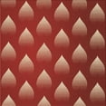 thumbnail image 1 of Ahgly Company Machine Washable Indoor Square Transitional Orange Area Rugs, 4' Square, 1 of 7