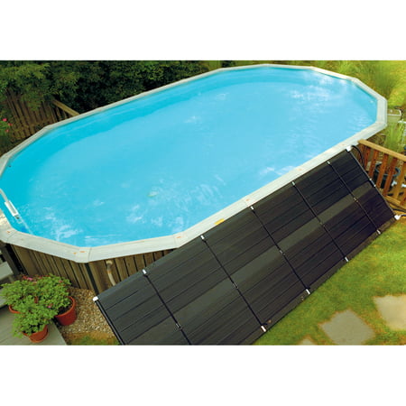 SunHeater Universal (2) 2' x 20' Solar Heating Panel for In Ground or Above Ground Pool 80 Sq
