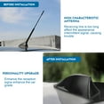 thumbnail image 5 of Black Universal Shark Fin Car Roof Antenna Radio FM/AM Signal Aerial Accessories, 5 of 10
