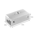 thumbnail image 2 of Ender Aluminum Cooling Block Compatible with  Sprite Extruder and Ender S1/S1 PRO Vermoon V1/V1 PRO 3D Printers Easy to Install, 2 of 5