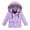 D294/Purple, variant on Afdoent Girls Winter Coat Star Graphic Thick Coat with Pocket Hooded Jacket Windproof Zipper Thick Warm Outwear Fashion Comfy