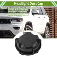 thumbnail image 2 of Tapa de polvo del faro No.68222838AA/61A18080137 Tapa trasera del faro de luz baja para Jeep Grand Cherokee SRT8 2014-2021 Cubierta de polvo del faro de plástico, 2 of 6