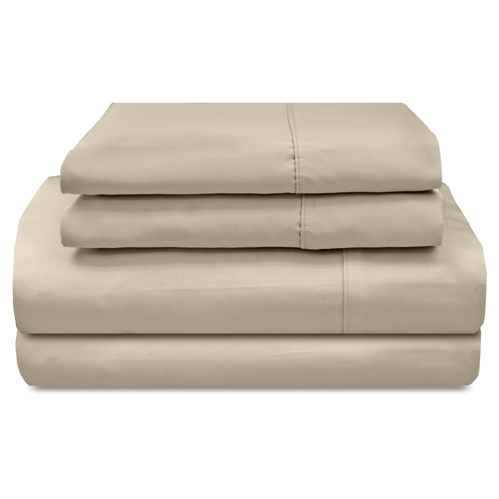 800 Thread Count Solid Sateen Egyptian Cotton Sheet Set by Veratex