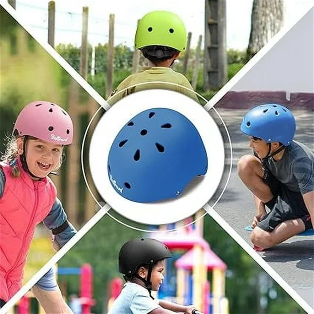 Kids Helmet, Toddler Helmet Adjustable Toddler Bike Helmet Ages 3-8 Years Old Boys Girls Multi-Sports Safety，Blue