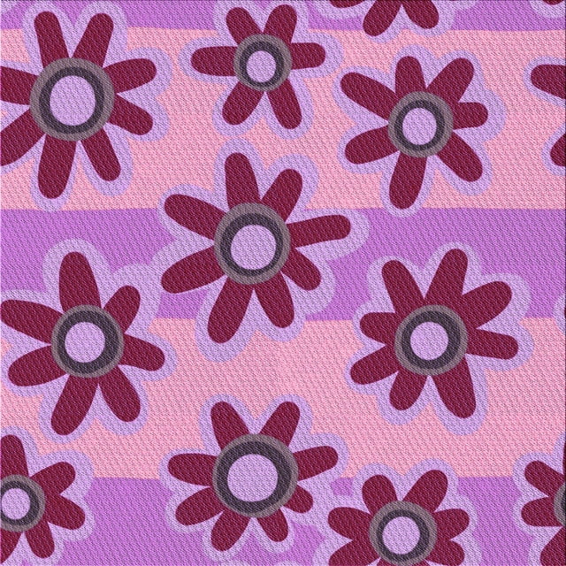 Ahgly Company Machine Washable Indoor Square Transitional Violet Purple Area Rugs, 4' Square