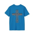 thumbnail image 2 of Christian T Shirt Jesus Saves Celtic Cross 100% Cotton Unisex fit., 2 of 4