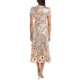 thumbnail image 2 of Milly womens  Tahlia Floral Sequins Embroidery Dress, 2, Grey, 2 of 3