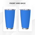 thumbnail image 3 of KLL Dodgerblue Print 40oz Stainless Steel Insulated Car Cup with Spillproof Lid - Keep Your Drink Hot or Cold on the Go-Straw Three-piece Set, 3 of 8