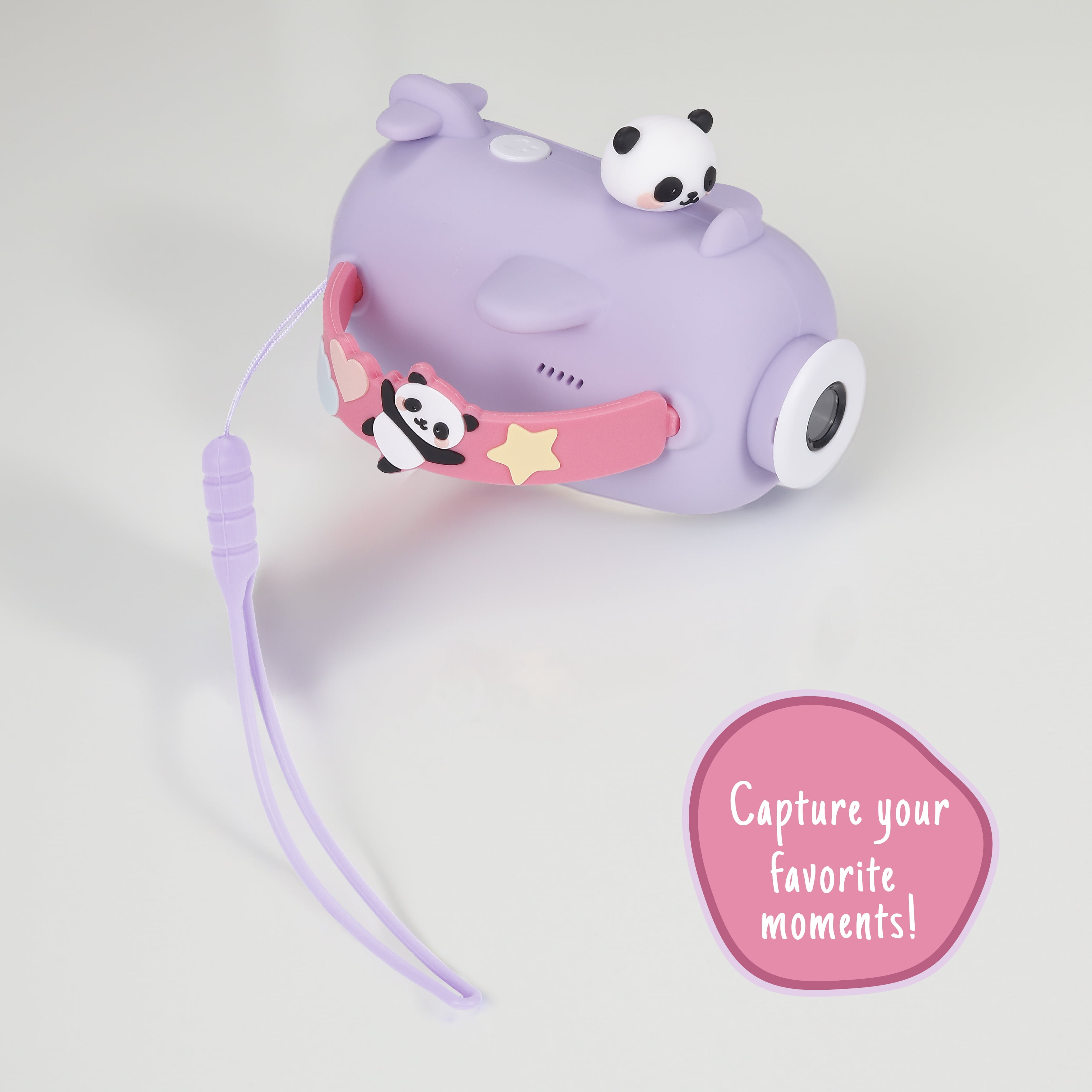 Vivitar Kidztech Camcorder for Kids, Purple Panda Digital Video Camera, Digital Zoom, Micro SD, Single Pack