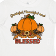 thumbnail image 4 of Inktastic Thankful Grateful and Blessed Pumpkins and Sunflower Boys or Girls Toddler T-Shirt, 4 of 5