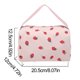thumbnail image 2 of Bolso de maquillaje para mujer, neceser grande con estampado de fresas, bolso de diario para niña, 2 of 9