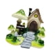 thumbnail image 4 of Figura decorativa de casa de dibujos animados para jardín, adorno de escritorio creativo coleccionable Estilo B, 4 of 9