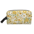 thumbnail image 2 of Uemuo Cute Sunflower Pattern Portable Toiletry Bags with Handle, Waterproof travel Make up Bags for Women, Large Capacity Travel Cosmetic Bags, 2 of 9