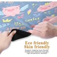 thumbnail image 2 of Dreamtimes Smile Pigs Yoga Mat Non-Slip Fitness Exercise Mat Microfiber 71 x 26 inch Soft Yoga Mat Towel with Carry Bag, 2 of 7