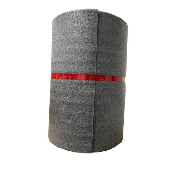 Foam Wrap Roll 1/8" x 150' x 24" Packaging Perforated Micro 150FT Perf Padding Black
