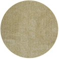 thumbnail image 1 of HomeRoots 349775 Tapis Rond en Polyester Jaune Chiné 8 Pieds, 1 of 1