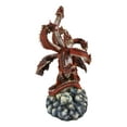 thumbnail image 4 of Quest Of Perseus Red 7 Headed Volcano Hyperion Hydra Dragon Roaring Statue, 4 of 10