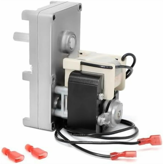 3-20-60906 Auger Motor for Harman Accentra 52i, P35i, P68, P61, P61A, P38, P43 Pellet Stoves, 4 RPM Clockwise Auger Feeder Gear Motor Replacement Parts for Harman
